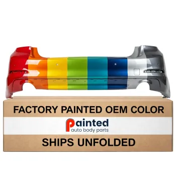 BMW BMW 5 SERIES (SEDAN) REAR BUMPER COVER PRIMED (530i/540d WO/M PKG)(W/LUXURY PKG)(WO/SENSOR)(WO/PARK SYS) OEM#51127475597 2017-2020 PL#BM1100375