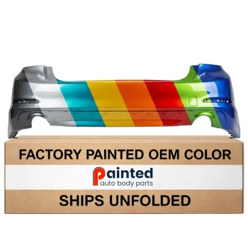 BMW BMW 5 SERIES (SEDAN) REAR BUMPER COVER PRIMED (530i/540d WO/M PKG)(W/LUXURY)(WO/SENSOR)(WO/PARK SYS)**CAPA* OEM#51127475597 2017-2020 PL#BM1100375C