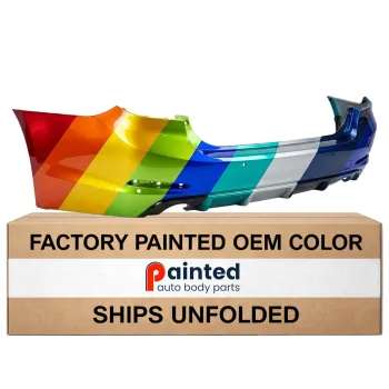 BMW BMW 5 SERIES (SEDAN) REAR BUMPER COVER PRIMED (530i/540d WO/M PKG)(W/LUXURY)(W/SENSOR)(WO/PARK SYS)**CAPA** OEM#51127475599 2017-2020 PL#BM1100376C