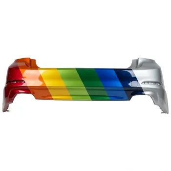 BMW BMW 5 SERIES (SEDAN) REAR BUMPER COVER PRIMED (540i WO/M PKG)(WO/LUXURY PKG)(WO/SENSOR)(WO/PARK SYS)**CAPA* OEM#51127475590 2017-2020 PL#BM1100378C