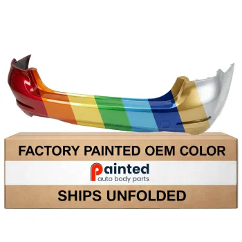 BMW BMW 5 SERIES (SEDAN) REAR BUMPER COVER PRIMED (540i WO/M PKG)(WO/LUXURY PKG)(W/SENSOR)(W/PARK SYS) OEM#51127475594 2017-2020 PL#BM1100380