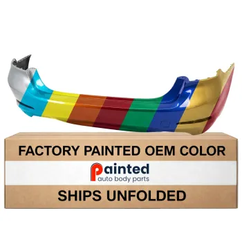 BMW BMW 5 SERIES (SEDAN) REAR BUMPER COVER PRIMED (540i WO/M PKG)(WO/LUXURY PKG)(W/SENSOR)(W/PARK SYS)**CAPA** OEM#51127475594 2017-2020 PL#BM1100380C