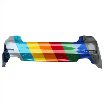 BMW BMW 5 SERIES (SEDAN)  REAR BUMPER COVER PRIMED (540i WO/M PKG)(W/LUXURY PKG)(WO/SENSOR)(WO/PARK SYS) OEM#51127475596 2017-2020 PL#BM1100381