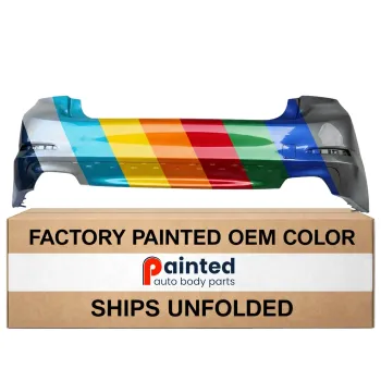 BMW BMW 5 SERIES (SEDAN) REAR BUMPER COVER PRIMED (540i WO/M PKG)(W/LUXURY PKG)(WO/SENSOR)(WO/PARK SYS) OEM#51127475596 2017-2020 PL#BM1100381