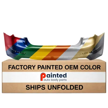 BMW BMW 5 SERIES (SEDAN) REAR BUMPER COVER PRIMED (540i WO/M PKG)(W/LUXURY PKG)(WO/SENSOR)(WO/PARK SYS)**CAPA** OEM#51127475596 2017-2020 PL#BM1100381C