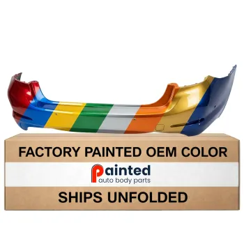 BMW BMW 5 SERIES (SEDAN)  REAR BUMPER COVER PRIMED (540i WO/M PKG)(W/LUXURY PKG)(W/SENSOR)(W/PARK SYS)**CAPA** OEM#51127475600 2017-2020 PL#BM1100383C