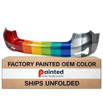 BMW BMW 3 (SEDAN)  REAR BUMPER COVER PRIMED (W/PK SENSOR)(W/PARKING ASSIST)(330i LUXURY LINE) OEM#51128493935 2019-2022 PL#BM1100442
