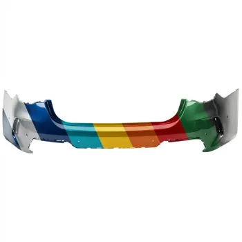 BMW BMW 4 COUPE REAR BUMPER COVER PRIMED (W/6 SENSOR)(430 W/M SPORT)(M440) OEM#51129850252 2021-2024 PL#BM1100461