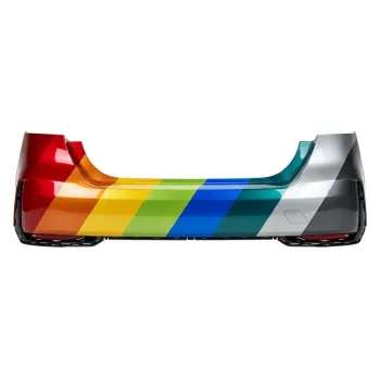 BMW BMW i5 REAR BUMPER COVER PRIMED (W/SENSOR)(40e WO/ M SPORT) OEM#51125A5A713 2024-2025 PL#BM1100474