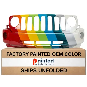 JEEPVEHICLE PATRIOT FRONT BUMPER COVER PRM (W/FOG)(WO/Tow Hook) OEM#68021299AB 2007-2010 PL#CH1000893