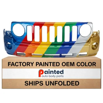 JEEP PATRIOT FRONT BUMPER COVER PRIMED (W/FOG & Tow Hook) OEM#68021303AB 2007-2010 PL#CH1000935