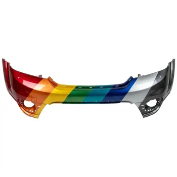 DODGE JOURNEY FRONT BUMPER UPPER COVER PRIMED (2 PC TYPE)(CROSSROAD)(W/HEAD LAMP WASHER)**CAPA** OEM#5QZ96TZZAC 2014-2020 PL#CH1014120C