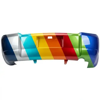 DODGE AVENGER REAR BUMPER COVER PRIMED (SINGLE EXH) OEM#68004683AB 2008-2010 PL#CH1100901