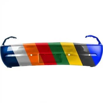 DODGE CHALLENGER REAR BUMPER COVER PRIMED (W/ SENSOR) OEM#68144509AA 2012-2014 PL#CH1100974