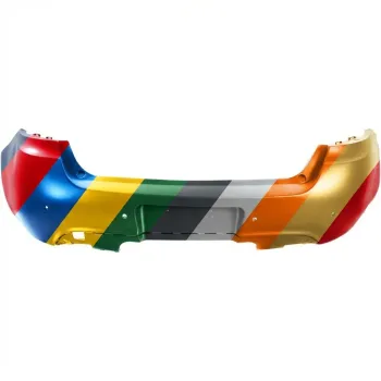 DODGE DART REAR BUMPER COVER PRIMED (W/ SENSOR)**CAPA** OEM#68172075AA 2013-2016 PL#CH1100976C