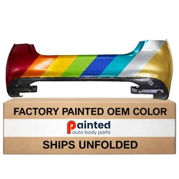CHRYSLER 200 SEDAN REAR BUMPER COVER PRIMED 2.4L (WO/SENSOR)**CAPA** OEM#1UW74TZZAE 2015-2017 PL#CH1100990C