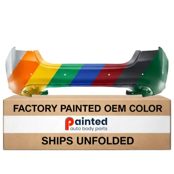 CHRYSLER 200 SEDAN REAR BUMPER COVER PRIMED 2.4L (W/SENSOR)(W/ACTIVE PK ASSIST)**CAPA** OEM#5NH88TZZAD 2015-2017 PL#CH1100992C