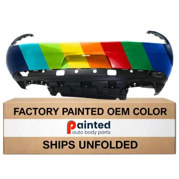 DODGE CHALLENGER REAR BUMPER COVER PRIMED (WO/FLARE) OEM#68259761AC 2015-2020 PL#CH1100996