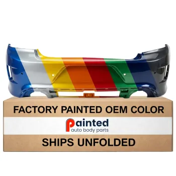 DODGE CHARGER REAR BUMPER COVER PRIMED (W/ SENSOR) (W/ HOOD SCOOP)**CAPA** OEM#5PP50TZZAD 2015-2023 PL#CH1100A10C