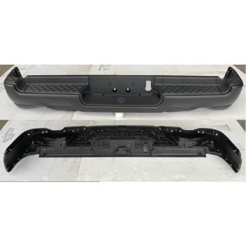 DODGE TRUCKS & VANS DODGE/PU (R1500) REAR STEP BMP ASSY TXT-BLACK (WO/PK SENSOR)(DUAL EXHAUST)(REBEL) OEM#68404446AB-PFM 2019-2022 PL#CH1103142