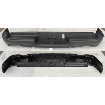 DODGE TRUCKS & VANS DODGE/PU (R1500) REAR STEP BMP ASSY TXT-BLACK (W/6 SENSOR)(W/ADVANCE PARK ASSIST)(DUAL EXHAUST)(REBEL OEM#68404446AB-PFM 2019-2022 PL#CH1103144