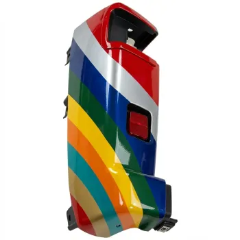 DODGE TRUCKS & VANS PROMASTER 1500/2500/3500 REAR BUMPER SIDE COVER LEFT (Driver Side) (Driver Side) TXT-BLACK W/REFLECTOR (W/BSD) **CAPA** OEM#7FM51JXWAB 2022-2024 PL#CH1116108C