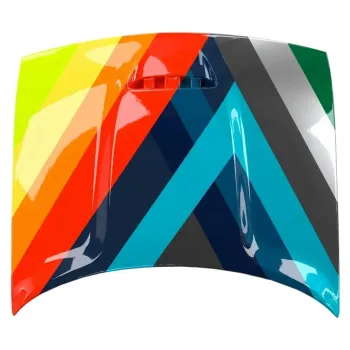 DODGE CHALLENGER HOOD (ALUM)(SINGLE SCOOP W/BEZEL)(GT/ R/T ) **CAPA** OEM#68259671AG 2019-2023 PL#CH1230331C