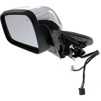 JEEP GRAND CHEROKEE DOOR MIRROR LEFT (Driver Side) PWR/HTD/SIGNAL/MEMORY/M-FOLD (CHROME CVR)(WO/BSD)(WO/AUTO DIM) OEM#68365717AC 2011-2013 PL#CH1320358