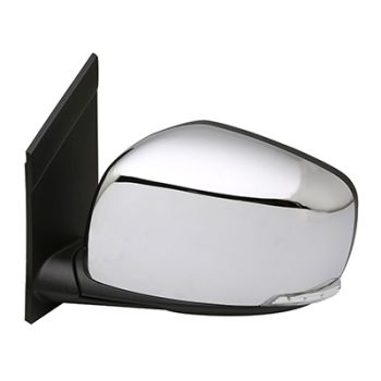 DODGE TRUCKS & VANS GRAND CARAVAN  DOOR MIRROR LEFT (Driver Side) PWR/HTDSIGNAL/MEMORT/M-FOLD (WO/DIM)(CHROME CVR)(10H7P) OEM#5113325AA 2008-2010 PL#CH1320383