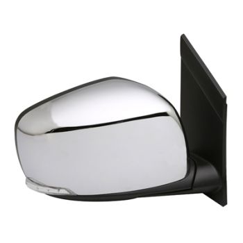 DODGE TRUCKS & VANS GRAND CARAVAN  DOOR MIRROR LEFT (Driver Side) PWR/HTD/SIGNAL/PWR-FOLD (WO/SIDE OBJECT)(CHROME CVR) OEM#5113353AL 2008-2016 PL#CH1320386