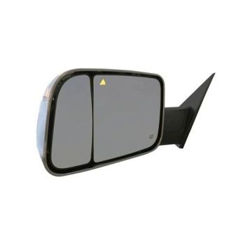 DODGE TRUCKS & VANS DODGE/PU  (R1500) DOOR MIRROR LEFT (Driver Side) PWR/HTD/SIGNAL/PUDDLE/MEMORY (W/BSD)(CHROME)(W/TOW PKG) OEM#68276479AE 2019-2022 PL#CH1320462