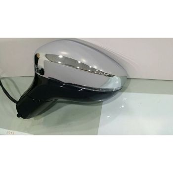 CHRYSLER PACIFICA HYBRID DOOR MIRROR LEFT (Driver Side) (Driver Side) PWR/HTD/SIGNAL/M-FOLD (WO/SVC)(CODE GUU/XR)(BLACK BASE)(CHROME) OEM#5SQ371XRAE 2017-2019 PL#CH1320468