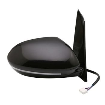 JEEP LIBERTY DOOR MIRROR RIGHT (Passenger Side) PWR/HTD/MEMORY (FOLD-AWAY)10H5P/10H4P OEM#57010098AF 2008-2012 PL#CH1321280