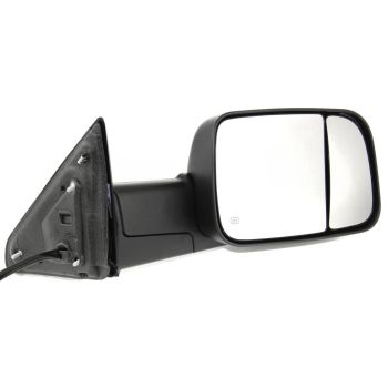 DODGE TRUCKS & VANS DODGE/PU (R2500/3500) DOOR MIRROR RIGHT (Passenger Side) PWR/HTD/SIGNAL/PUDDLE (DUAL GLASS)(TEXT BLK)(W/TOW) OEM#68285864AB 2013-2018 PL#CH1321350