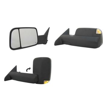 DODGE TRUCKS & VANS DODGE/PU (R2500/3500) DOOR MIRROR RIGHT (Passenger Side) PWR/HTD/SIGNAL/PUDDL/MEMORY (WO/TOW)(WO/DIMMING)(CHROME) OEM#68096198AH-PFM 2013 PL#CH1321356