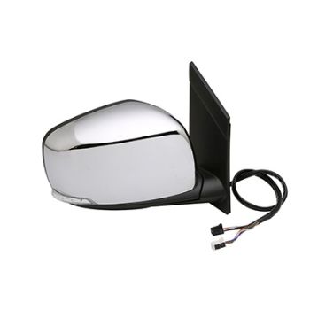 DODGE TRUCKS & VANS GRAND CARAVAN DOOR MIRROR RIGHT (Passenger Side) PWR/HTD/SIGNAL/PWR-FOLD (WO/SIDE OBJECT)(CHR CVR) OEM#5113350AN (P) 2008-2016 PL#CH1321386