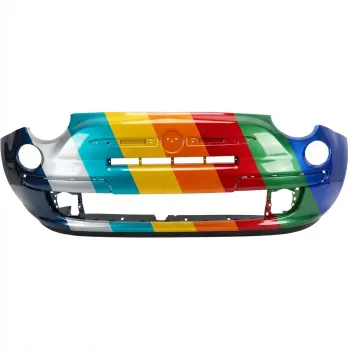 FIAT 500 2DOORS (FIAT) FRONT BUMPER COVER PRIMED (LOUNGE)(W/FOG)((W/CHR MLDG) OEM#1RZ55TZZAB 2012-2017 PL#FI1000103