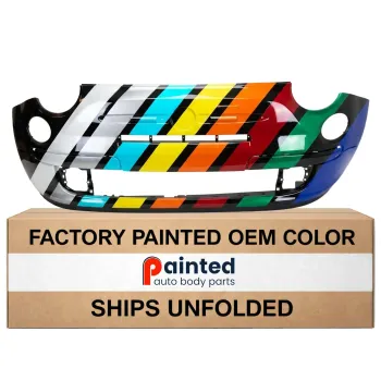 FIAT 500 2DOORS (FIAT) FRONT BUMPER COVER PRIMED (LOUNGE)(W/FOG)((W/CHR MLDG) **CAPA** OEM#1RZ55TZZAB 2012-2017 PL#FI1000103C