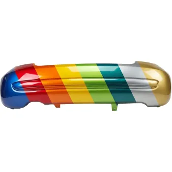 FIAT 500 2DOORS (FIAT)  REAR BUMPER COVER PRIMED (WO/SENSOR)(POP) OEM#68104167AB 2012-2017 PL#FI1100100