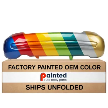 FIAT 500 2DOORS (FIAT) REAR BUMPER COVER PRIMED (WO/SENSOR)(POP) OEM#68104167AB 2012-2017 PL#FI1100100