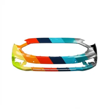 FORD FUSION  FRONT BUMPER COVER (W/PARALLEL PARK ASSIST)(EXC SPORT)(WO/TOW HOLE) OEM#HS7Z17D957AAPTM 2017-2018 PL#FO1000719