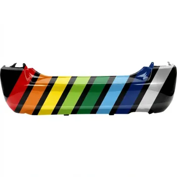 FORD FUSION  REAR BUMPER COVER PRIMED (2.3L)(SINGLE EXHAUST)(For W/ or W/o Sensor)**CAPA** OEM#8E5Z17K835GAPTM 2006-2009 PL#FO1100592C