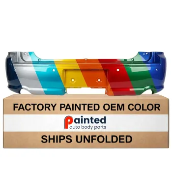 FORD TRUCKS & VANS FLEX REAR BUMPER COVER PRIMED (W/ TOWING)(DUAL EXHAUST) OEM#DA8Z17K835TPTM 2010-2019 PL#FO1100656