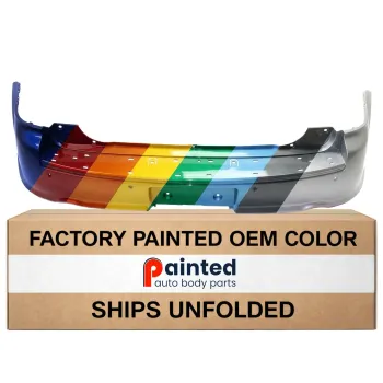 FORD TRUCKS & VANS FLEX  REAR BUMPER COVER PRIMED (W/ TOWING)(DUAL EXHAUST) **CAPA** OEM#DA8Z17K835TPTM 2010-2019 PL#FO1100656C