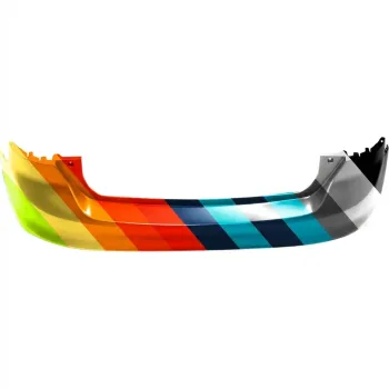 FORD FOCUS HATCHBACK/ST REAR BUMPER COVER PRIMED WO/SENSOR**CAPA** OEM#BM5Z17K835CBPTM 2012-2014 PL#FO1100676C