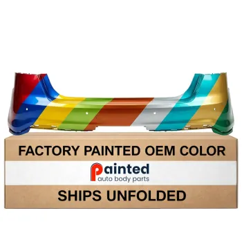 FORD TAURUS SHO REAR BUMPER COVER PRIMED (W/ SENSOR)**CAPA** OEM#DG1Z17K835GAPTM 2013-2019 PL#FO1100685C