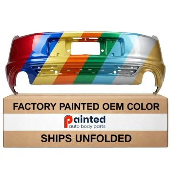 FORD MUSTANG REAR BUMPER COVER (WO/PARK SENSOR BASE/GT) **CAPA** OEM#DR3Z17K835AAPTM 2013-2014 PL#FO1100687C