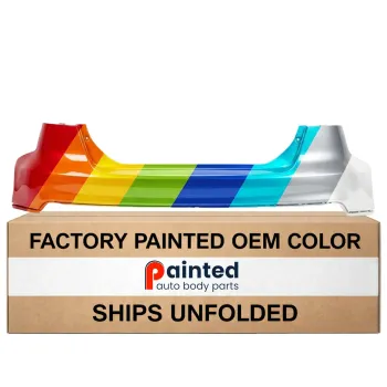 FORD FOCUS SEDAN REAR BUMPER COVER PRIMED (WO/SENSOR)**CAPA** OEM#F1EZ17906LAPTM 2015-2018 PL#FO1100713C