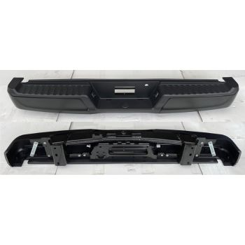 FORD TRUCKS & VANS FORD/PU F150 HYBRID REAR STEP BMP ASSY BLACK (WO/SENSOR)(WO/TOW HITCH) OEM#ML3Z17906AAPTM-PFM 2021-2023 PL#FO1103244