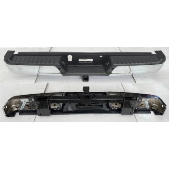 FORD TRUCKS & VANS FORD/PU F150 HYBRID REAR STEP BMP ASSY CHROME (W/SENSOR)(W/ACTIVE PK SENSOR)(W/STD TOW HITCH) OEM#ML3Z17906HA-PFM 2021-2023 PL#FO1103249
